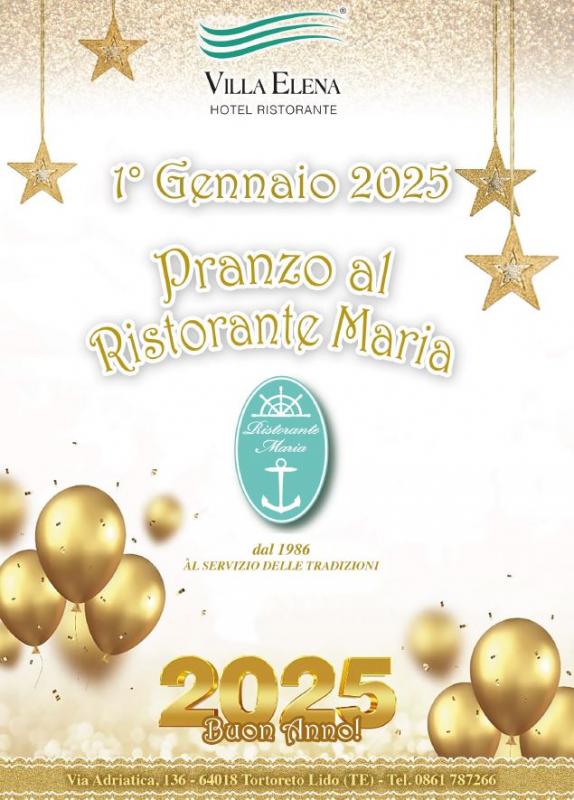 Pranzo del 1° Gennaio al Ristorante Maria