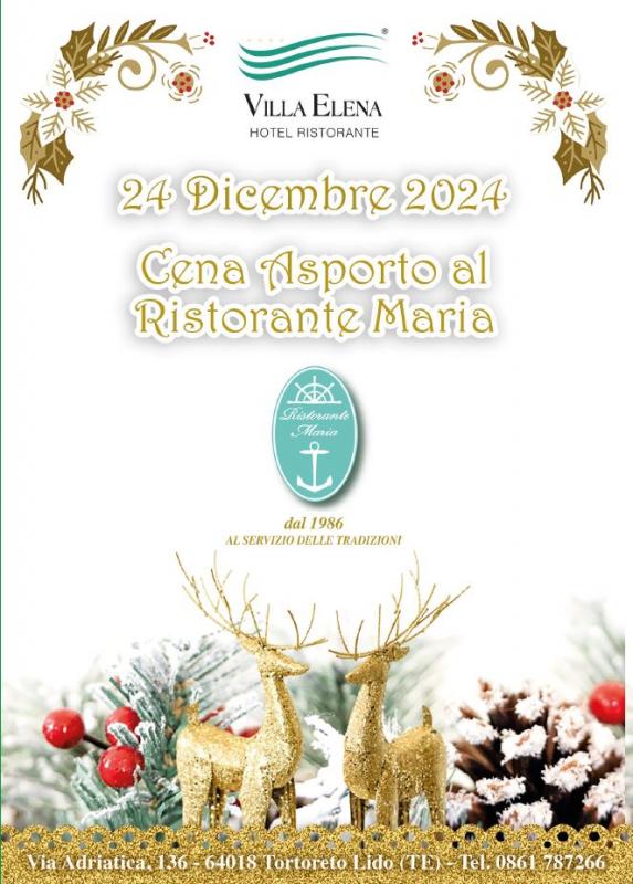 Asporto della Vigilia di Natale al Ristorante Maria